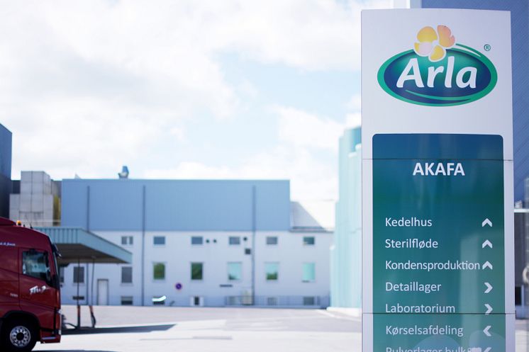 Arlas Standort Svenstrup im Norden Dänemarks