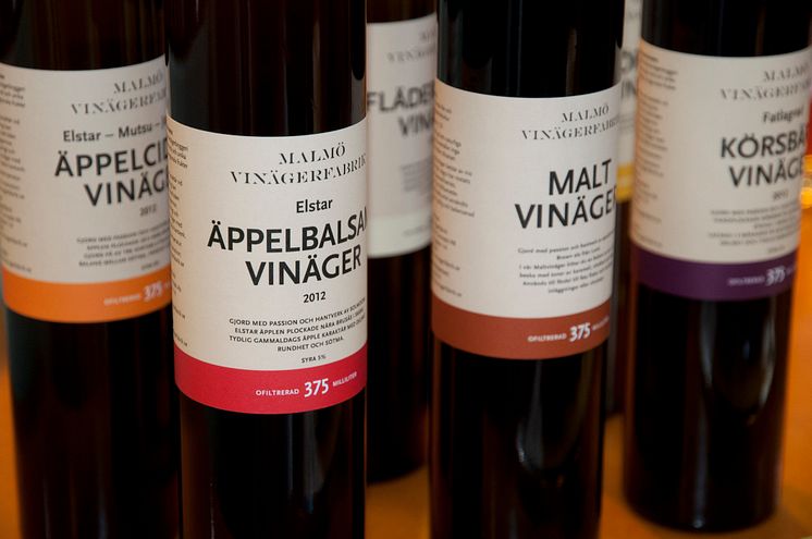 Vinäger från Malmö Vinägerfabrik, vinnare i Nyskaparstipendiet 2014