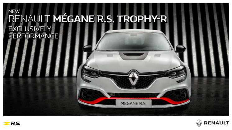 Nya Renault MÉGANE R.S. TROPHY-R  - med exklusiv prestanda