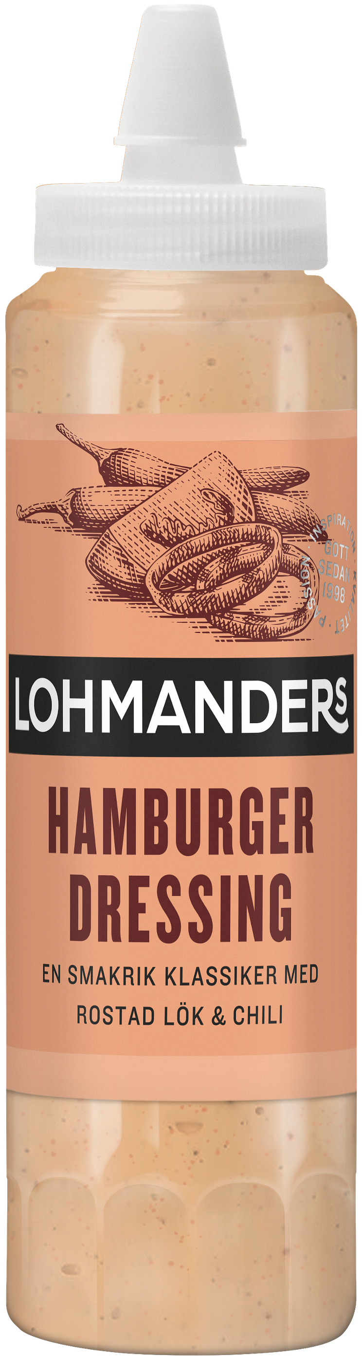 149914 621023 Lohmanders Hamburgerdressing 250ml FRONT R3