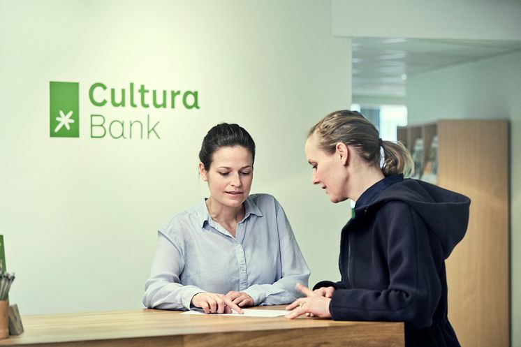 Resepsjonen i Cultura Bank