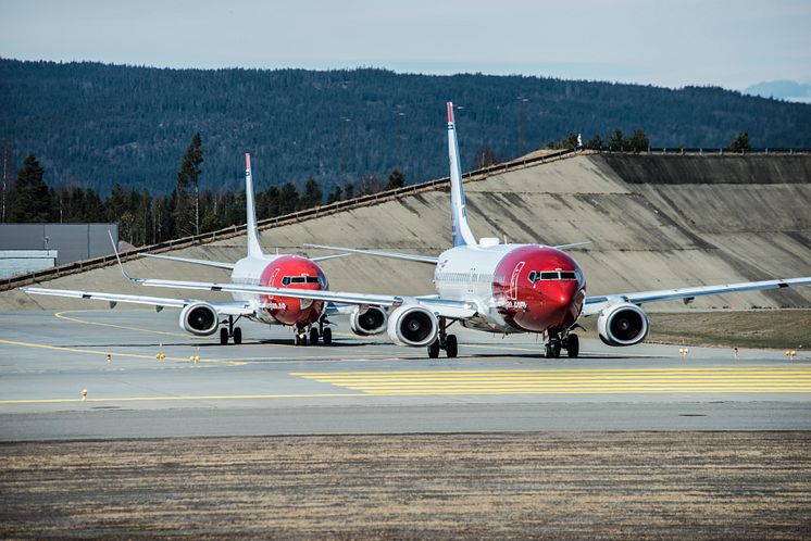 To Norwegian-fly Oslo
