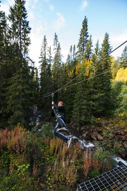 SkiStar sommar Zipline