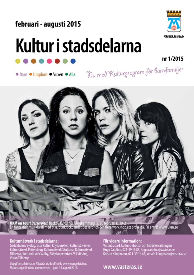 Kultur i stadsdelarna nr 1 2015