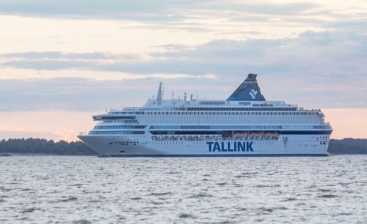 Die Silja Europa auf dem Weg von Tallinn nach Helsinki