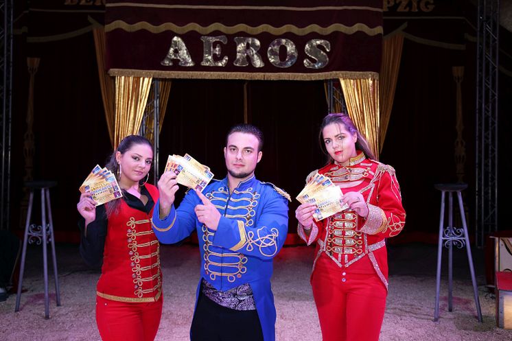 Zirkus Aeros in Leipzig - Freikarten für Bedürftige