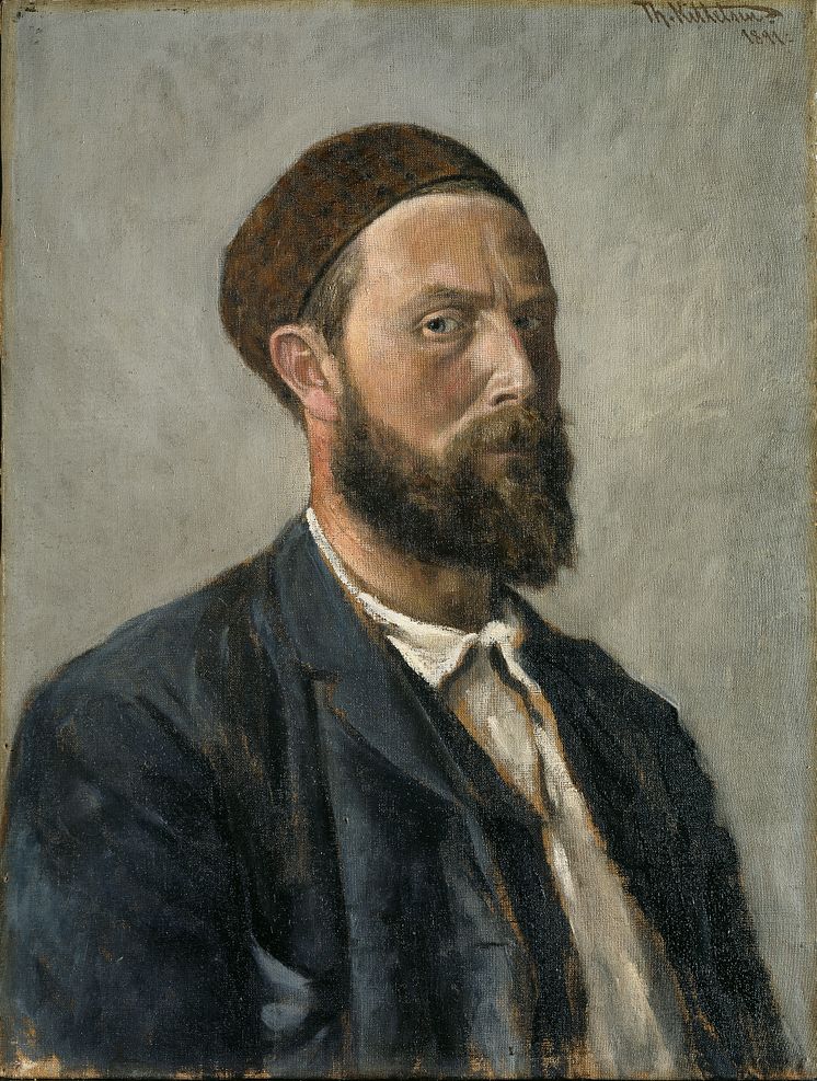 Eventyrrommet. Theodor Kittelsen, Selvportrett, 1891