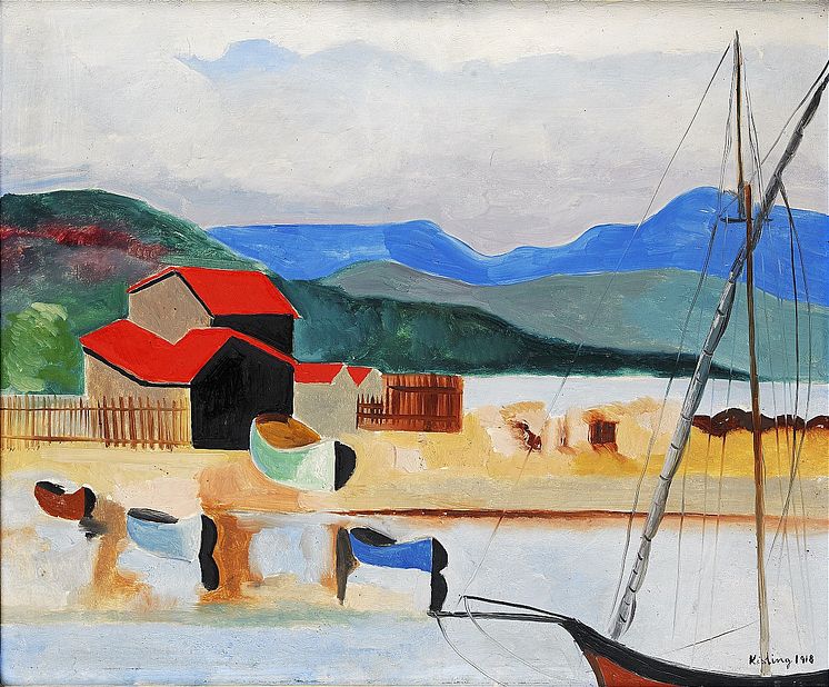 699. Moïse Kisling, Saint Tropez 1918