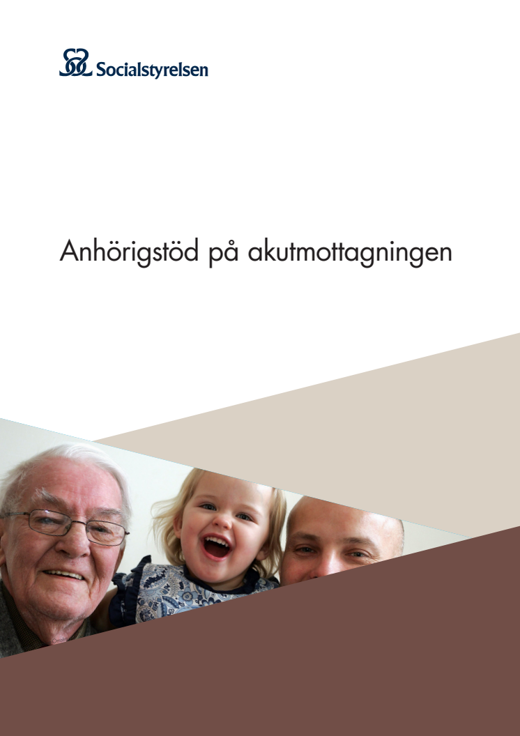 Socialstyrelsens rapport om Anhörigstöd