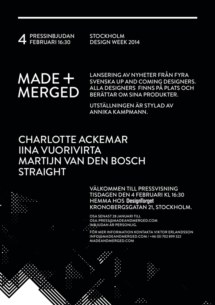 DesignTorget under Stockholm Designweek 2014