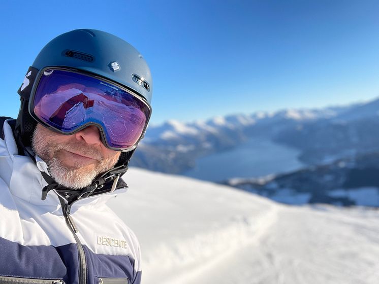 Lars Bohinen stortrives i Strandafjellet Skisenter 