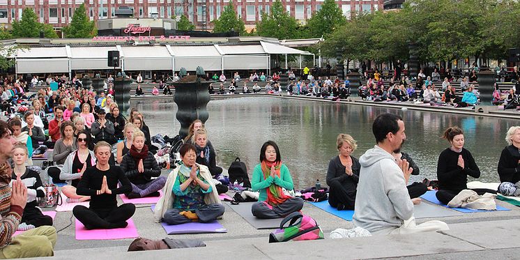 Sprid meditation för inre frid och fred på Internationella Fredsdagen.