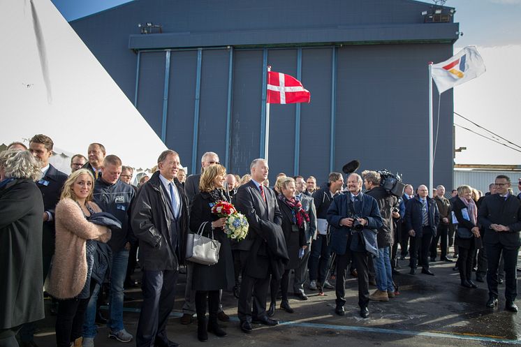 Scandlines' neue Hybridfähre auf den Namen "Copenhagen" getauft