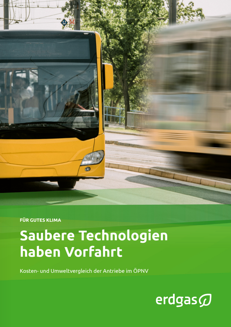 Vorfahrt für saubere Technologie im ÖPNV