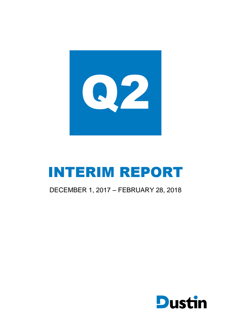 Interim report for the period Dec 1 2017 – Feb 28 2018, Q2