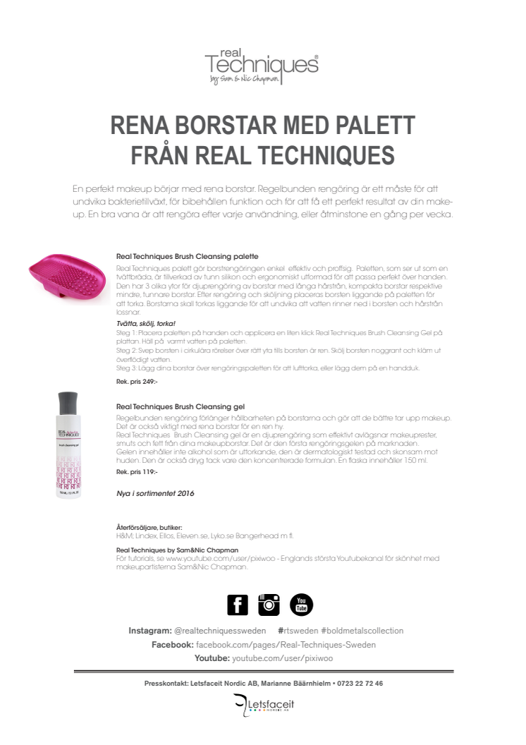 RENA BORSTAR MED PALETT FRÅN REAL TECHNIQUES