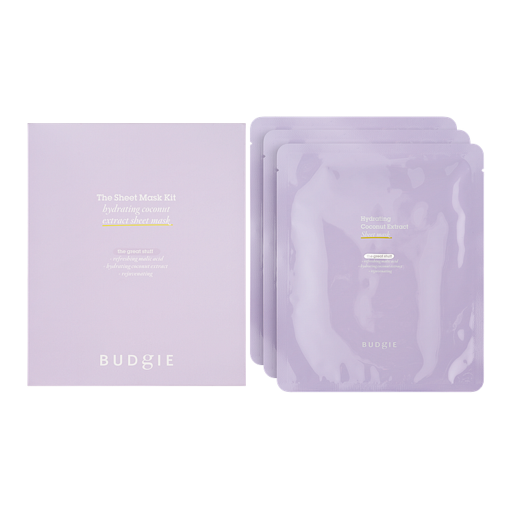 budgie the sheet mask kit