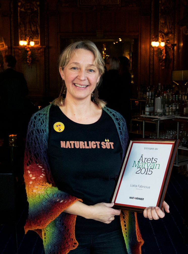 Årets matvän 2015 Lotta Fabricius Kristiansen.