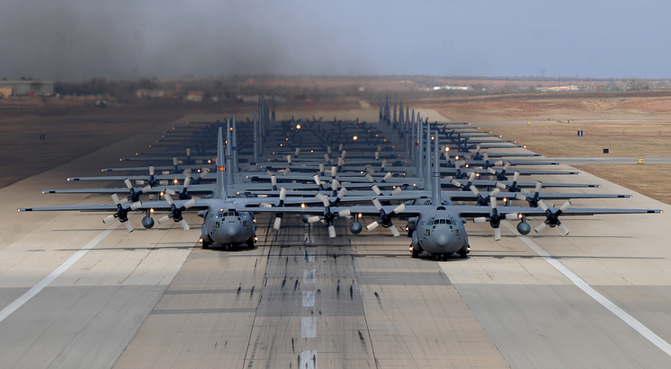 Hi-res image - Cobham SATCOM - Cobham has delivered the first of its AVIATOR 700D systems for the C-130J Super Hercules fleets