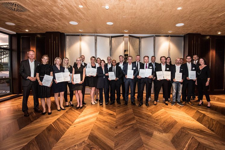 Gala-Abend Champions in der Kundenbegeisterung 2017_Gruppenbild