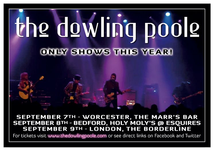 The Dowling Poole gig flyer 2017