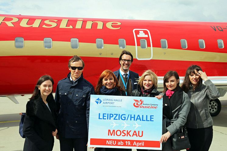 Erstflug RusLine von Moskau nach Leipzig