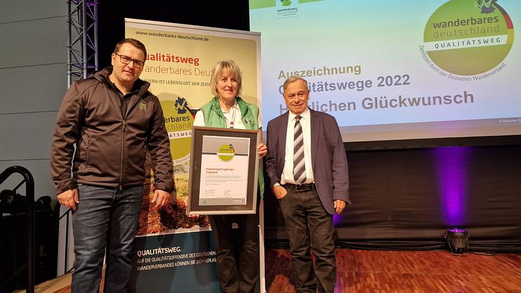 CMT Stuttgart 2023_Folgezertifizierung Kammweg Erzgebirge-Vogtland_