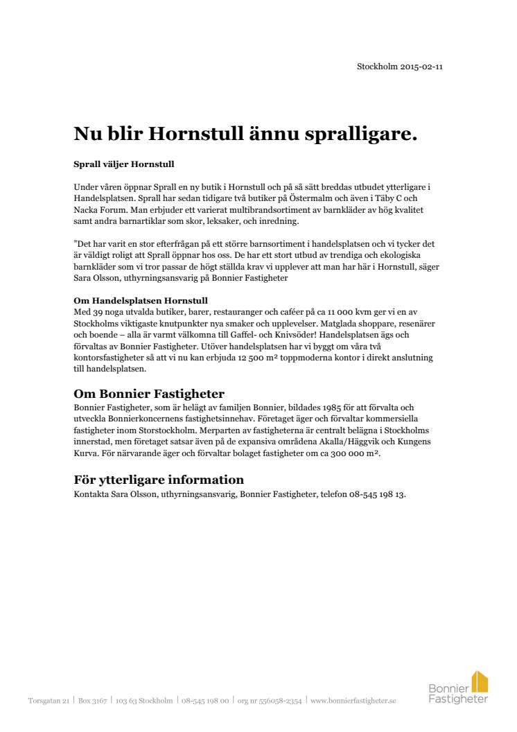 Nu blir Hornstull ännu spralligare!