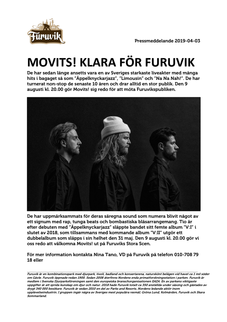 Movits! Klara för Furuvik