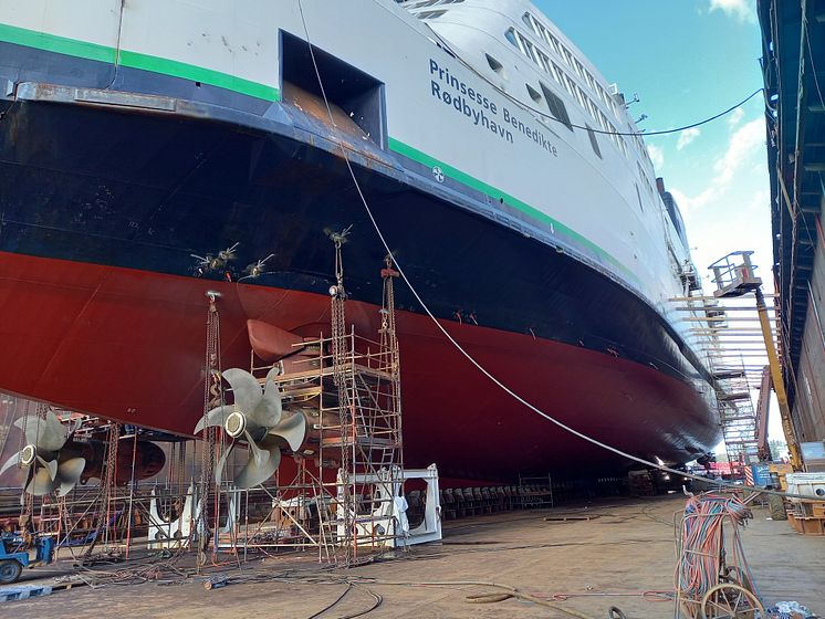 Scandlines hybrid ferry Prinsesse Benedikte at Remontowa_4