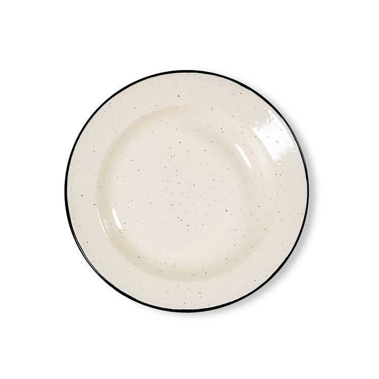 Doris enamel plate, beige - Sagaform SS22 - 5018177