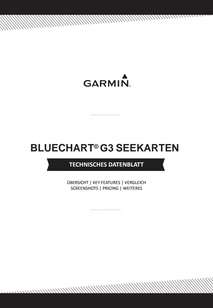 Datenblatt Garmin BlueChart G3 Seekarten