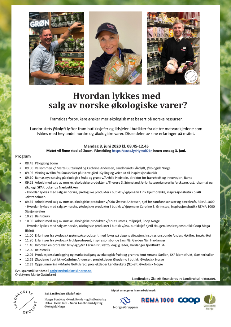 Hvordan selge mer norsk økologisk mat?