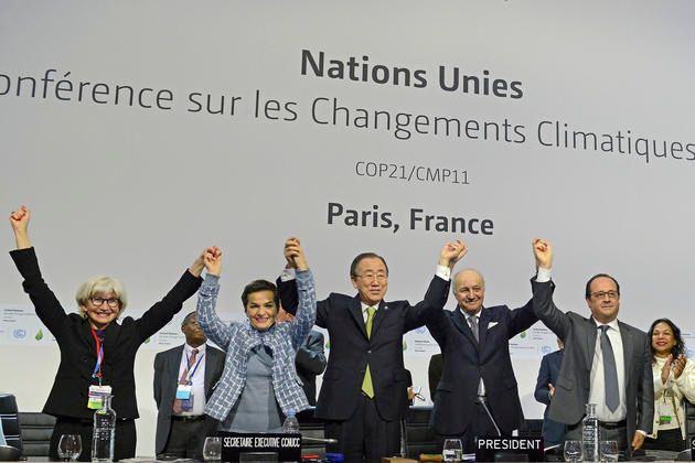 Illustrasjonsfoto: Enighet på COP21-møtet i Paris desember 2015
