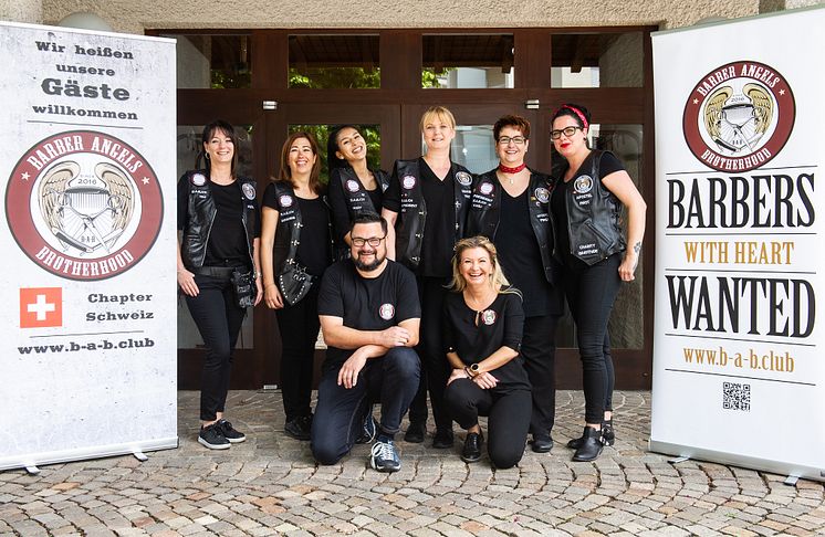 Barber Angels Schweiz - Gruppenfoto 2019