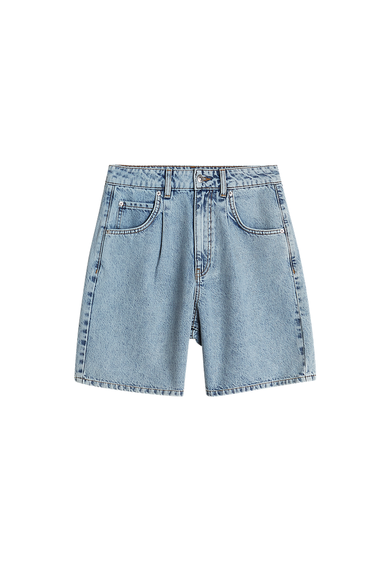 Bermuda denim shorts, Lt blue