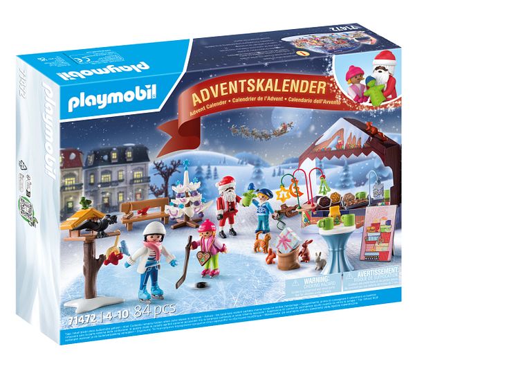 Adventskalender-Ausflug auf den Weihnachtsmarkt (71472) von PLAYMOBIL