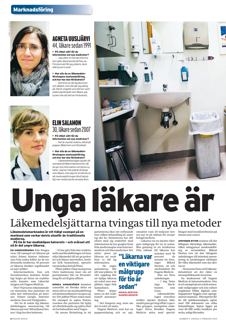 internetmedicin.se uppmärksammas i Dagens Media