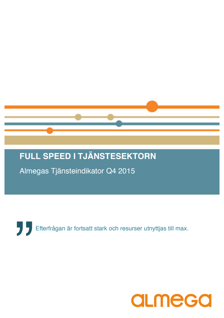 Almegas Tjänsteindikator Q4 2015