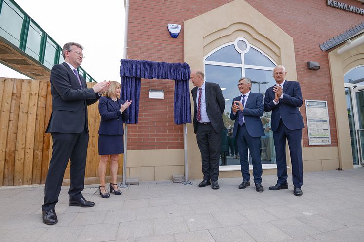 Kenilworth plaque unveiling