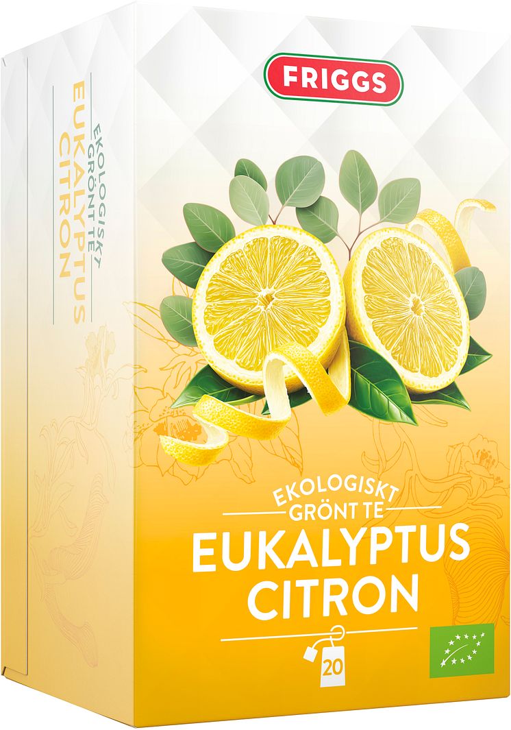 Friggs Ekologiskt grönt te Eukalyptus Citron