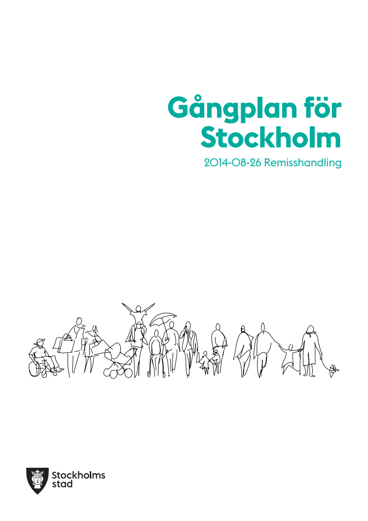 Gångplan för Stockholm