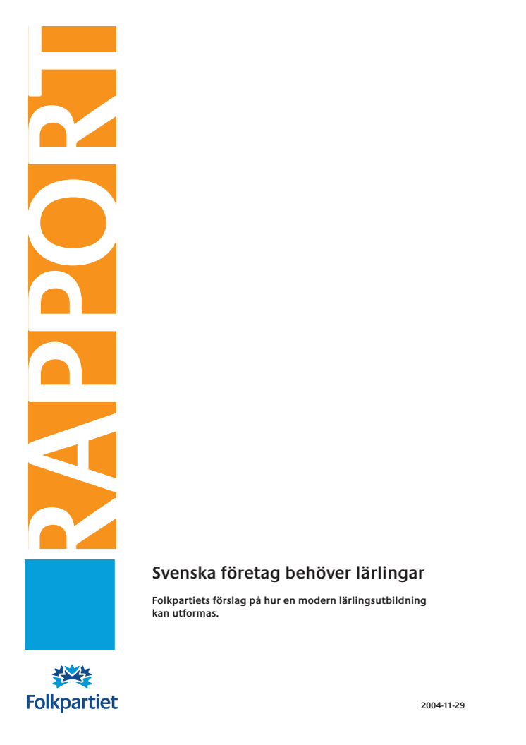 Lärlingsrapport