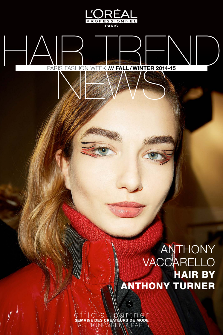 L´Oréal Professionnel for Anthony Vaccarello AW14