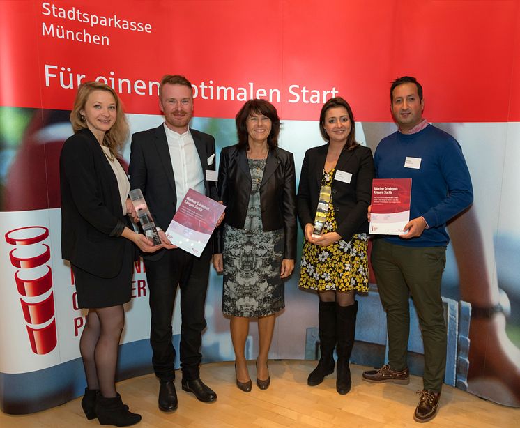 Die Gewinner des Münchner Gründerpreis 2017