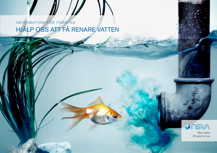 NSVA: Hjälp oss att få renare vatten - Information för företag