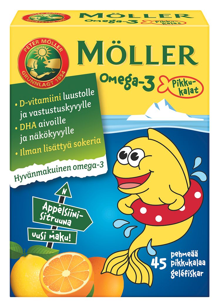 Möller Omega-3 Appelsiini-sitruuna