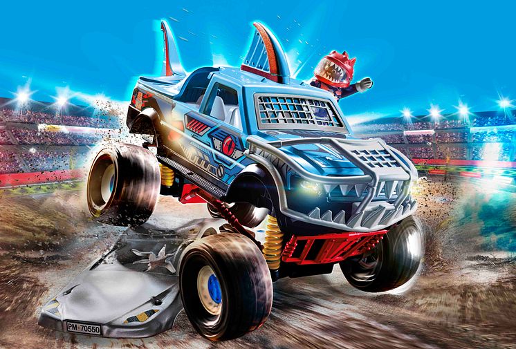 Stuntshow Monster Truck Shark (70550) von PLAYMOBIL