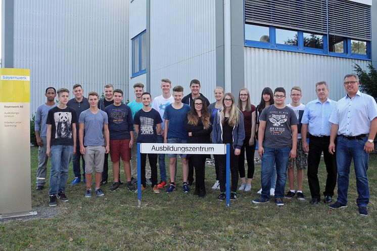 Ausbildungsstart beim Bayernwerk in Oberfranken