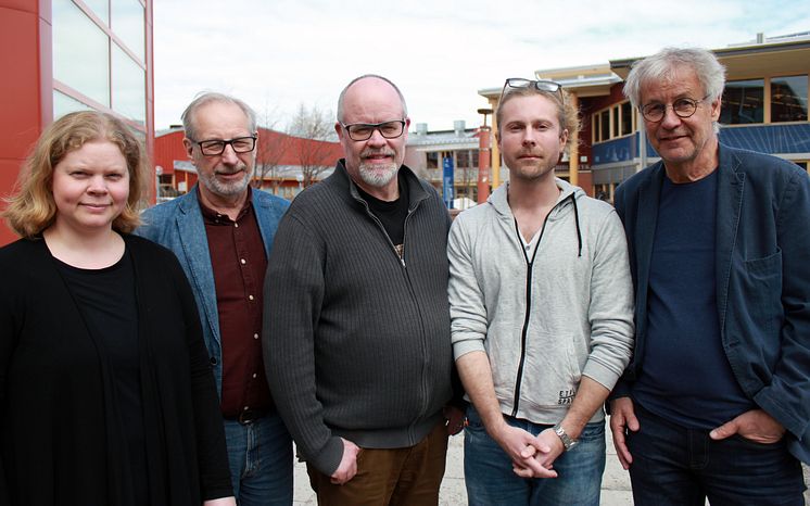 Maria Johansson, Kjell Rask, Leif Berglund, Magnus Nygren och Jan Johansson